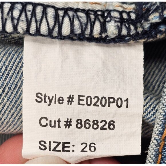 NWT Women's - Edyson Soho Distressed Relaxed Boyfriend Jeans, Size 26 - Picture 7 of 10